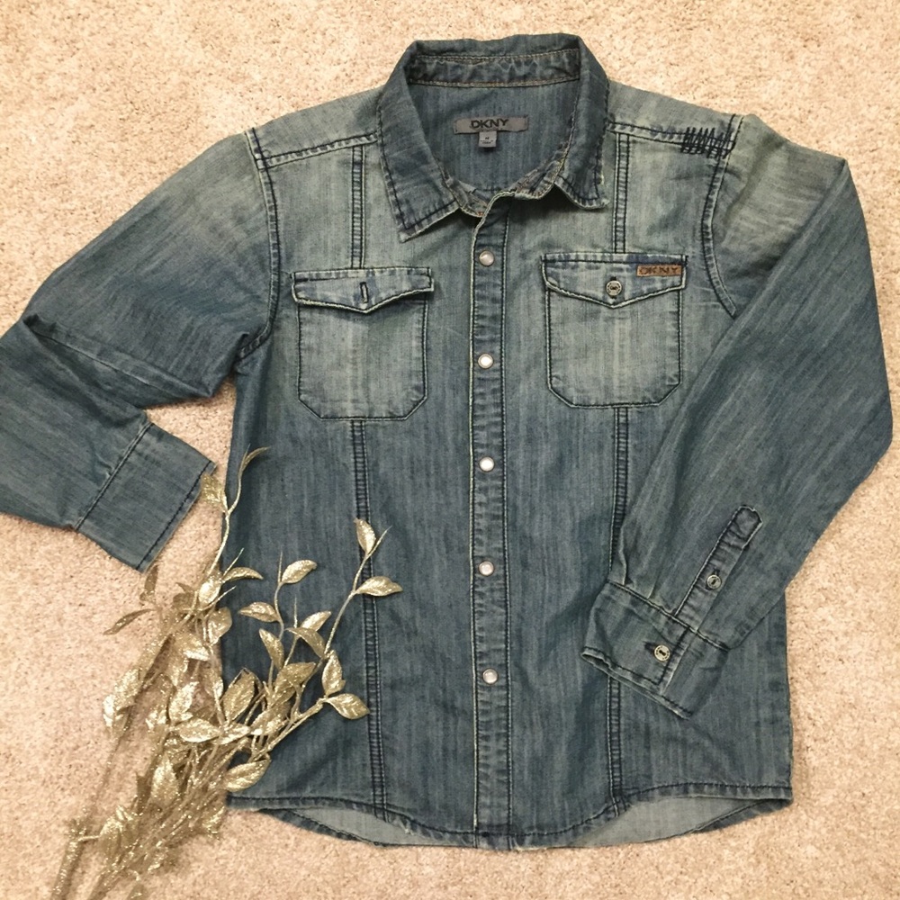 DKNY denim top